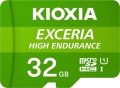 KIOXIA EXCERIA HIGH ENDURANCE R100/W30 microSDHC 32GB Kit UHS-I U1 A1 Class 10  - LMHE1G032GG2 