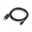 Lenovo Mini-DisplayPort auf DisplayPort Kabel 1.8m schwarz