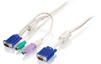 LevelOne 5M PS/2 AND USB KVM CABLE Image