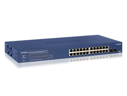 Netgear ProSAFE GS700 Rackmount Gigabit Smart Switch 24x RJ-45 2x SFP PoE+ V2 - GS724TP-200 Image