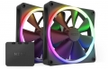 NZXT F Series F140 RGB LED-Steuerung 140mm 2er-Pack - RF-R14DF-B1 schwarz