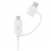 Samsung EP-DG930 2-in-1-Datenkabel micro USB/USB-C - EP-DG930DWEGWW 