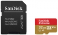 SanDisk Extreme microSDHC 32GB Kit R100/W90 UHS-I U3 A1 Class 10 2er Pack - SDSQXAF-032G-GN6AT 