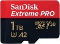 SanDisk Extreme PRO R200/W140 microSDXC 1TB Kit UHS-I U3 A2 Class 10 - SDSQXCD-1T00-GN6MA 