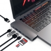 Satechi Aluminium Type-C Pro Hub Adapter für MacBook Pro 2016/2017  USB-C 3.0 - ST-CMBPM space-grey