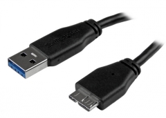 StarTech.com 2M SLIM USB 3.0 MICRO B CABLE