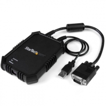 StarTech.com KVM Console to Laptop USB 2.0 Portable Crash Cart Adapter with File Transfer & Video Capture - NOTECONS02X