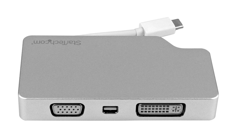 StarTech.com Reise A/V Adapter - 4-in-1 USB-C auf VGA DVI HDMI oder mDP - CDPVGDVHDMDP