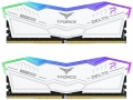 TeamGroup T-Force DELTA RGB 32GB UDIMM Kit 2x16GB DDR5-6000 CL38-38-38-78 X8 - FF4D532G6000HC38ADC01 weiß