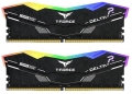 TeamGroup T-Force DELTAα RGB 32GB UDIMM Kit 2x16GB DDR5-6000 CL30-36-36-76 X8 - FF7D532G6000HC30DC01 schwarz