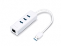TP-LINK USB-A Gigabit-LAN-Adapter mit USB-Hub - UE330 