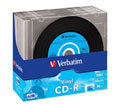 Verbatim CD-R Super AZO 52x Speed Vinyl Surface CD-Rohlinge im Slim Case - 10er Pack 