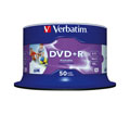 Verbatim DVD+R 4,7GB 120min 16x - bedruckbar 50er Spindel 