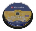 Verbatim DVD+RW 4.7GB 4X 10PK SPINDEL 