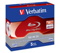 Verbatim BD-RE DL 50GB - 2x - 5er Jewel Case 