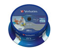 Verbatim DataLife BD-R 25GB 6x Wide Inkjet printable 25er Spindel 