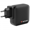 Verbatim Mini GaN 165W 4-in-1 Power Adapter USB-A und USB-C schwarz