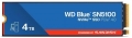 Western Digital WD Blue SN5100 NVMe SSD 4TB M.2 2280 M-Key PCIe 4.0 x4 - WDS400T5B0E-00CPE0 