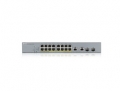 Zyxel GS1350 Desktop Gigabit Smart Switch 16x RJ-45 2x RJ-45/SFP PoLRE/PoE+ - GS1350-18HP-EU0101F 